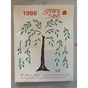 1986 Stencil Ease Softcover Book Arts & Crafts Made Easy *